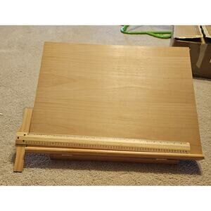 U.S. Art Supply Large 25-5/8" x 19" (A2) Adjustable Wood Art Drawing Board